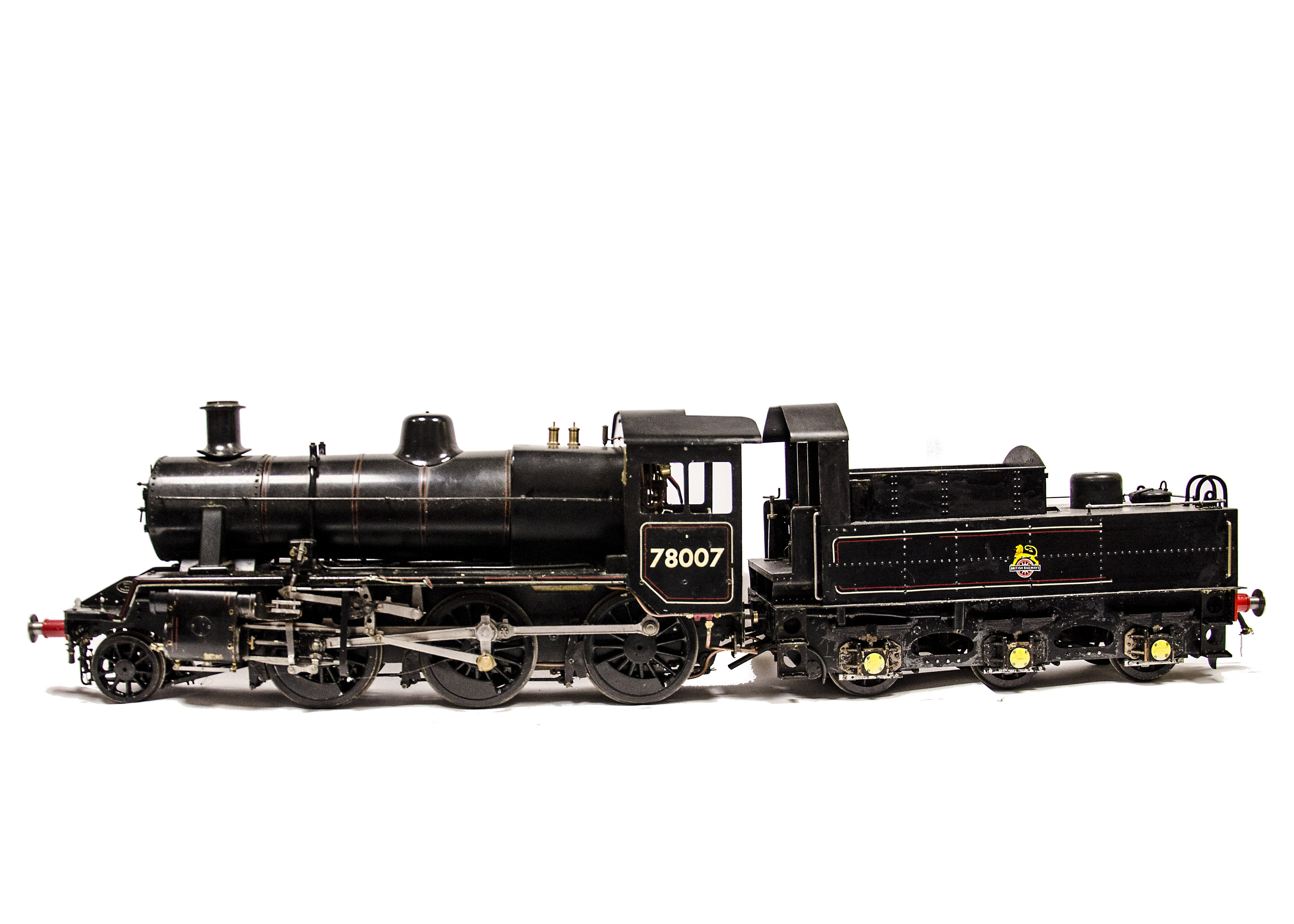 A 5" Gauge BR 'Standard' Coal-fired Live Steam 'Mogul' 2-6-0 Locomotive No 78007 and Tender