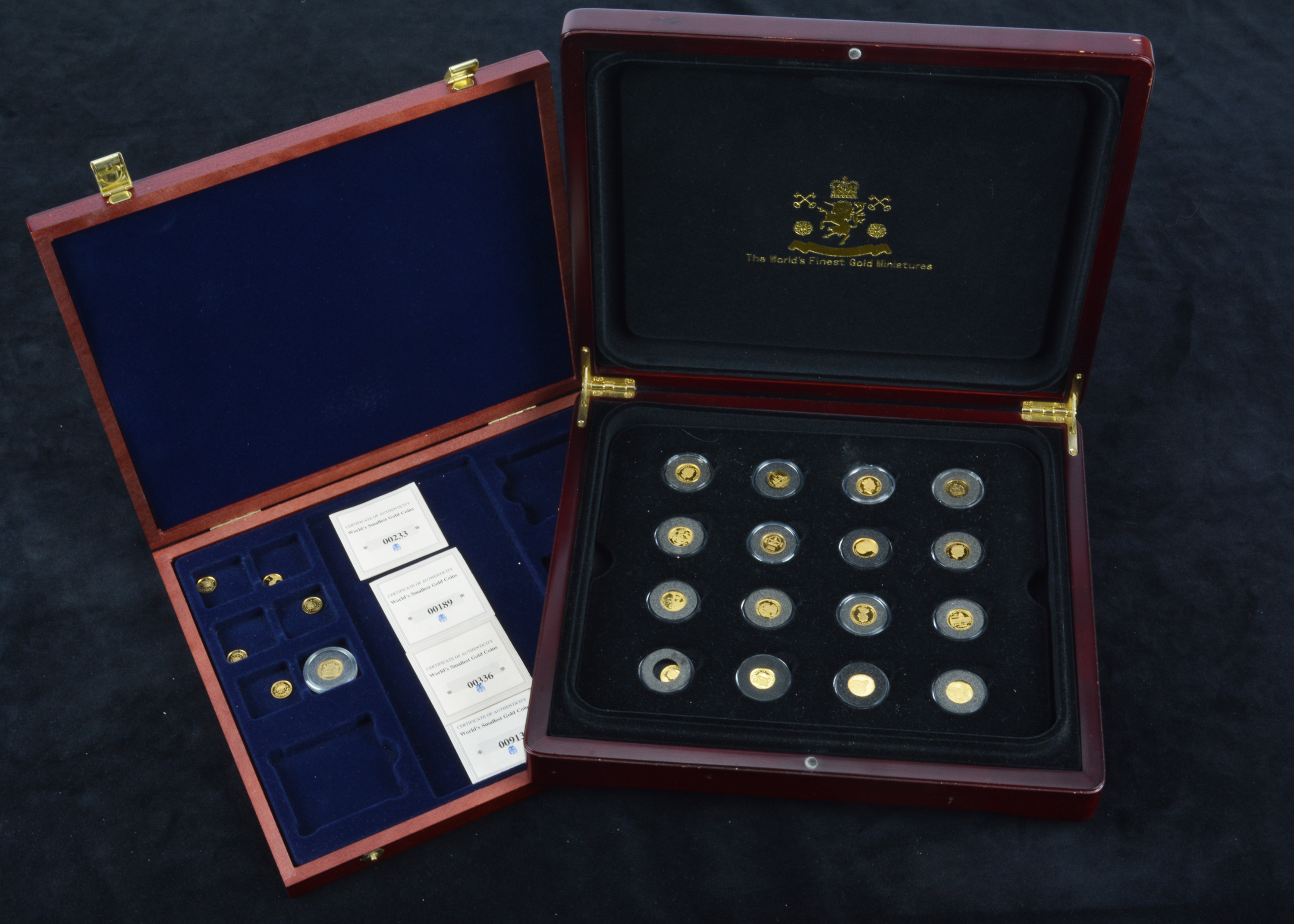 Lot 23 - A Collection of twenty two small Gold coins