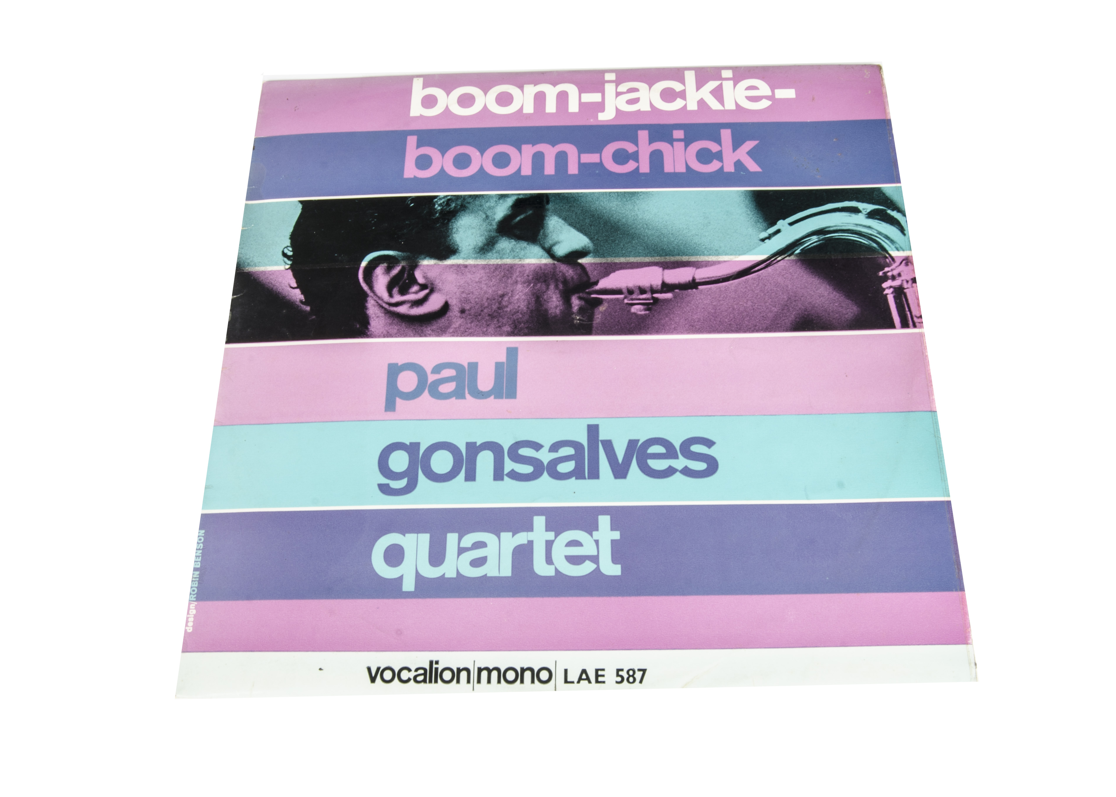 Paul Gonsalves,  The Paul Gonsalves Quartet - Boom-Jackie-Boom-Chick LP - Original UK Release 1964 on Vocalion - LAE 587