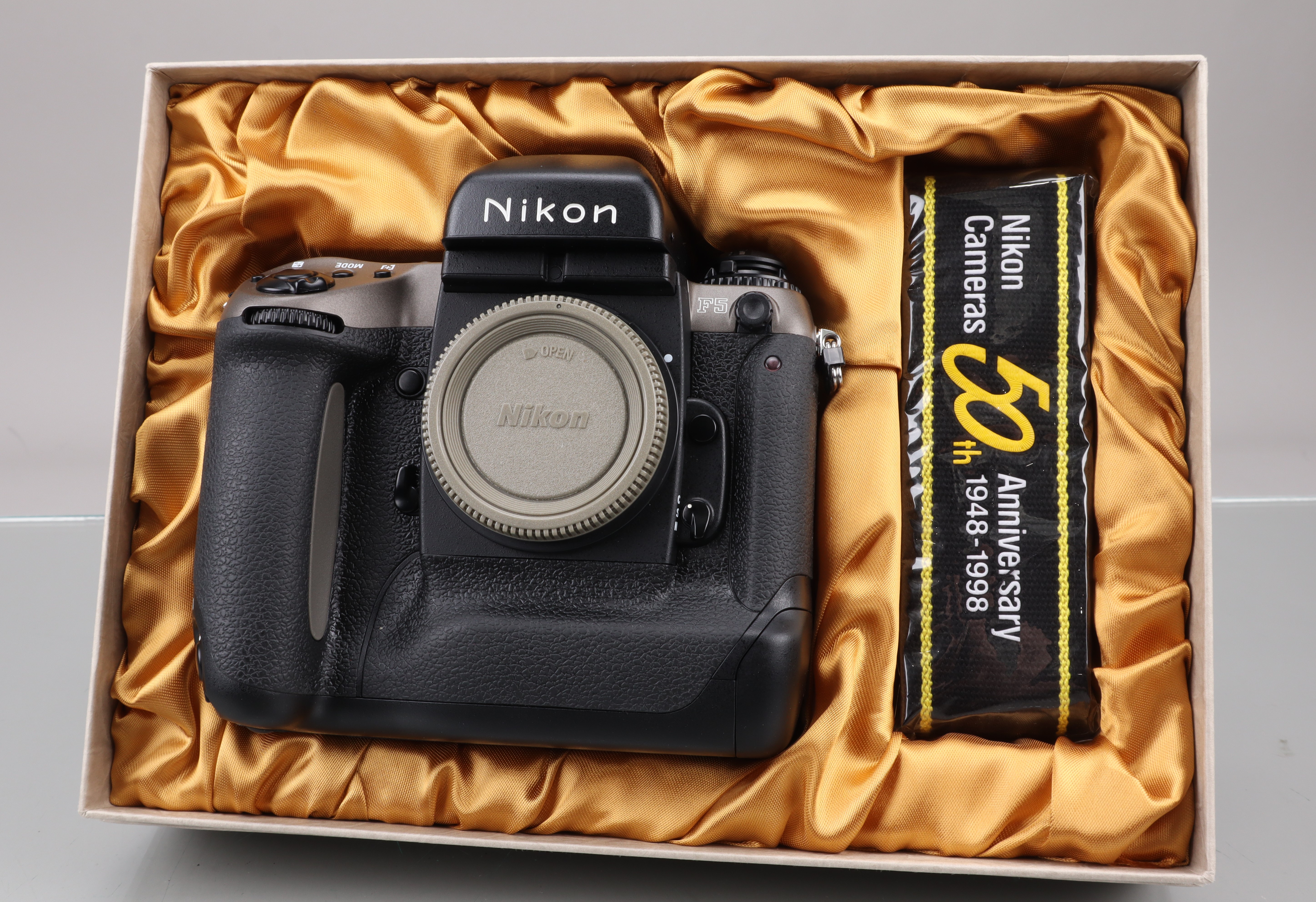 A Nikon F5 50th Anniversary Model 1948-1998 SLR Camera Body