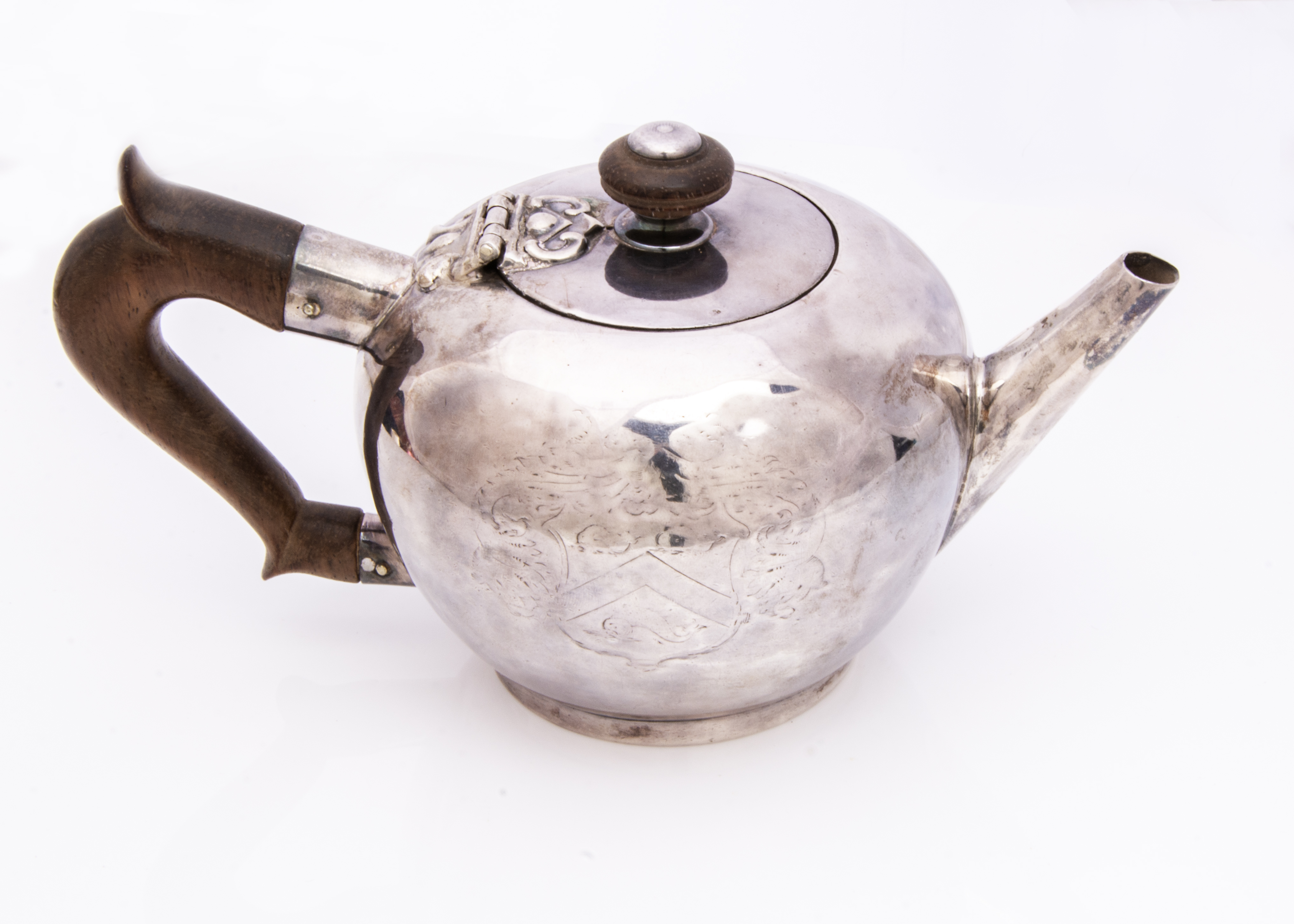 Rare Paul De Lamerie Bullet Teapot
