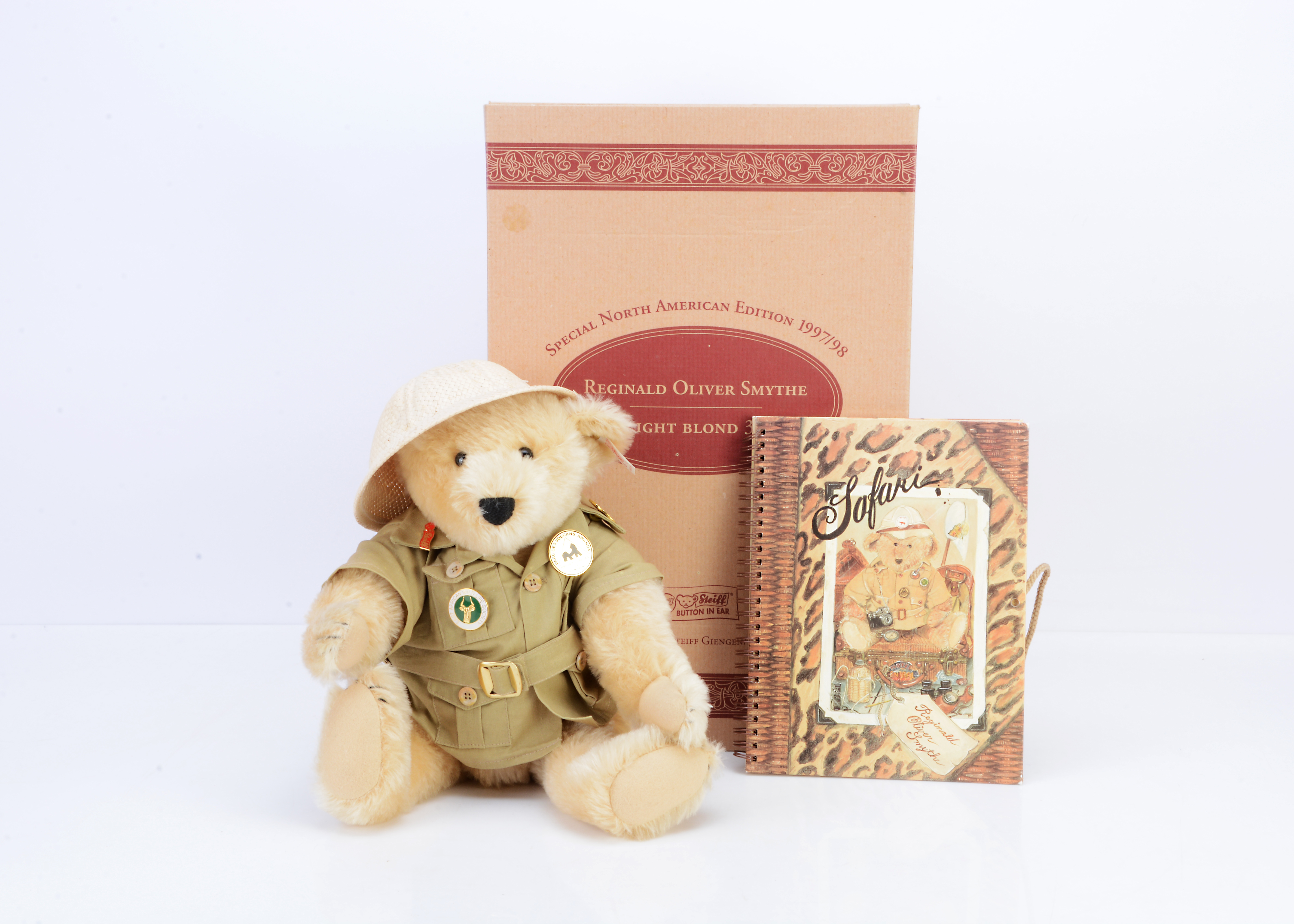 A Steiff limited edition Reginald Oliver Smythe "Reggie"  teddy bear