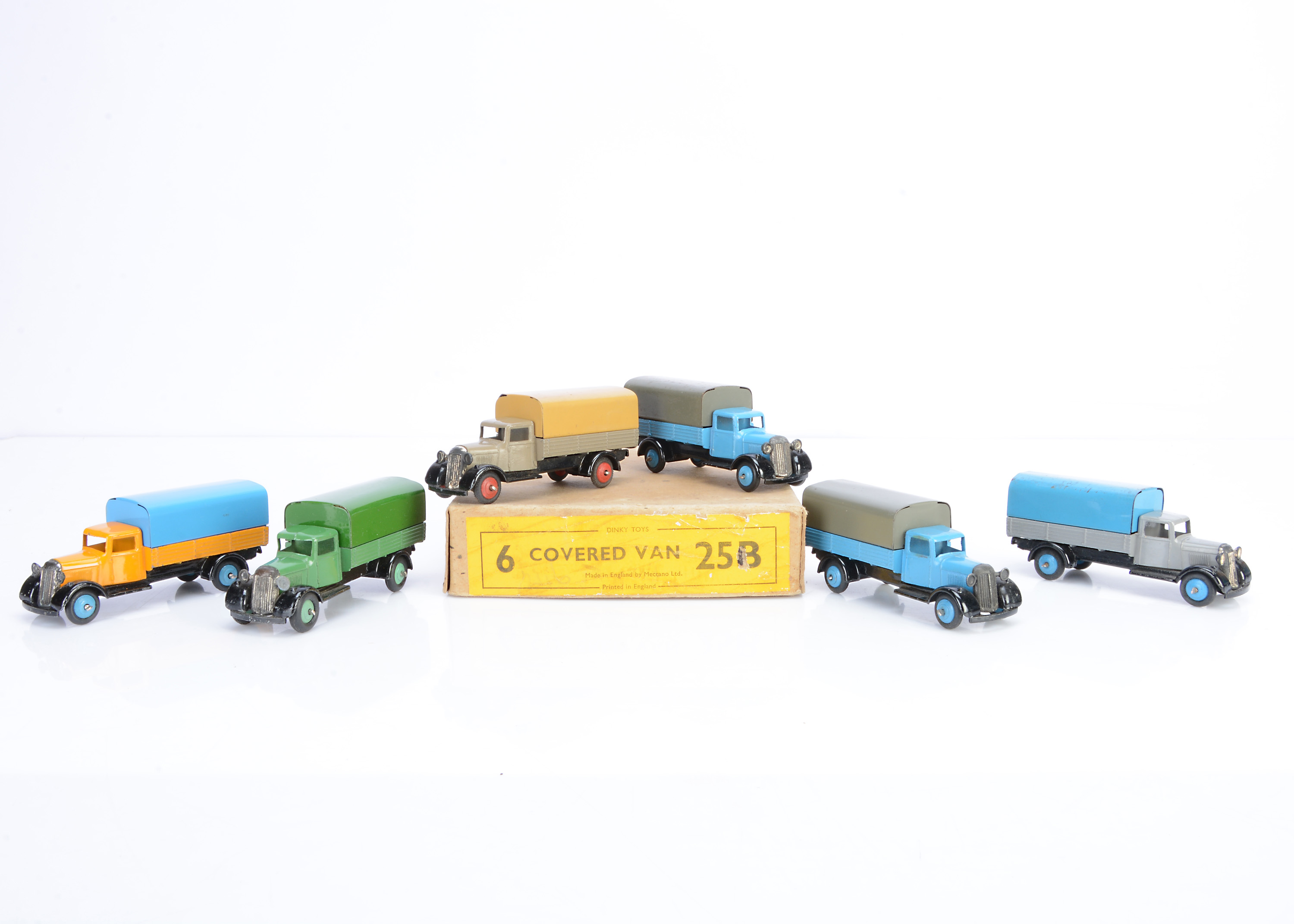 A Dinky Toys 25b Covered Van Trade Box
